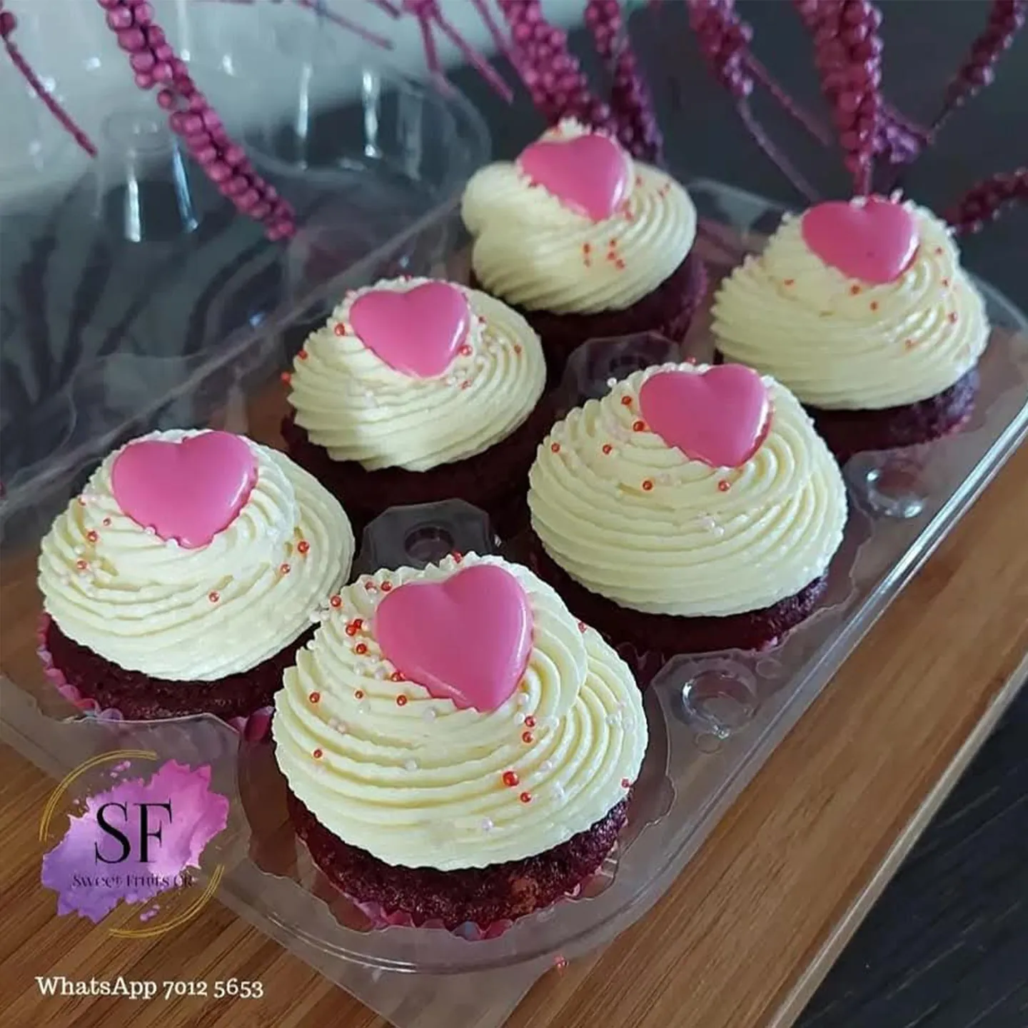 Cupcakes con topping de chocolate